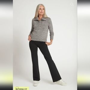 Betabrand Boot-Cut Classic Dress Pant Yoga Pants Medium